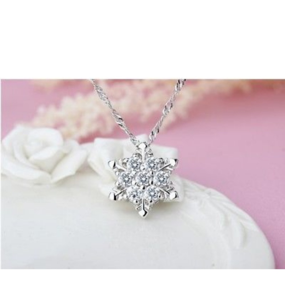 Snowflake Necklace - Picture 3 of 4